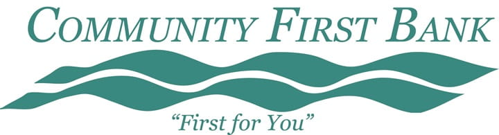 Community First Bank logo